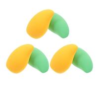 6 Pezzi Spugna Trucco a Forma di Mango, Piccola e Compatta | Si Espande da Bagnata, Salva Cipria, Semplice da Usare, Accessorio in Spugna per Ritocco Quotidiano