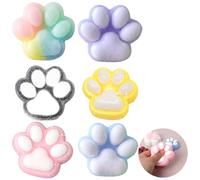 6 pezzi Squishy Paw, 6 colori per voi a scelta, giocattolo resistente alla pressione, giocattolo antistress Squishy zampe, Fufu Squishy, molto adatto per persone che riducono lo stress