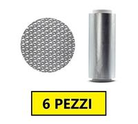 6 PEZZI STAGNOLA GOFFRATA ALLUMINIO GOFFRATO ROTOLO 14cm 18mycron PARRUCCHIERE