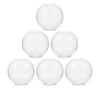 6 Pezzi Stampo Sfera Trasparente in Silicone per Gioielli Fai da Te | Principianti e Artisti della Resina, Superficie Liscia, Visibile All'interno, Pulizia Rapida