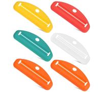6 Pezzi Stringi Dentifricio in Plastica per Bagno, Facile Uso | Tubi di Detergente Viso e Lozione Mani, Stile Vivace, Aiuta a Ridurre Sprechi, Accessorio Pratico