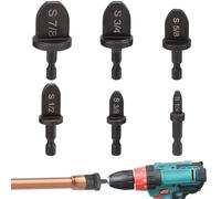 6 Pezzi Strumenti HVAC, Strumento Per Espandere Il Tubo Di Rame Del Condizionatore D'aria, Espansore Per Tubi Con Cuscinetto in Acciaio, Maniglia Esagonale, Condizionatore D'aria, Set Di Strumenti