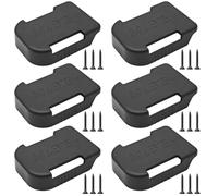 6 pezzi Supporti Per Batteria e 18 Viti di Fissaggio,Compatibile con Makita e Bosch 14.4-18V,Rack per Stoccaggio Batterie,adatto per Officine,Laboratori di Riparazione e uso Domestico (9 x 6.5 x 2 cm