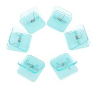 6 Pezzi Supporto per Traversina Cane da Parete, ABS Minimalista | Installazione Versatile per Interno ed Esterno, Integrazione Estetica Discreta, Compatibilità Ampia, Struttura Compatta