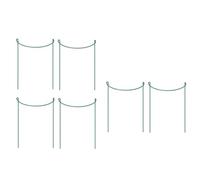6 Pezzi Supporto Piante Verde in Ferro, Riutilizzabile, per e Viti | Protegge dal Vento Forte, Limita la Diffusione delle Viti, Stile Semplice ed Elegante per Coltivazione