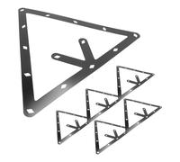 6 Pezzi Supporto Rack Fogli Triangolo Per Accessori Stecche Da Biliardo Rack 8 9