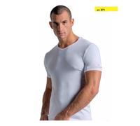 6 PEZZI T-SHIRT NAVIGARE MEZZA MANICA UOMO COTONE ELASTICIZZATO 571 SCOLLO V
