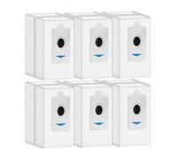 (6 Pezzi) T30S PRO Borse Antipolvere Di Ricambio per ECOVACS DEEBOT T30S PRO/ T30S/ X5 Omni/ X5 Pro Omni/ X2/ X2 Omni Aspirapolvere, Con Strato Filtrante a Carbone Attivo (Non per T30S COMBO)
