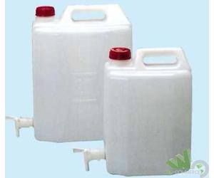 6 PEZZI TANICA PLASTICA CON RUBINETTO LT. 10 PER ALIMENTI FUSTO BIDONE ACQUA