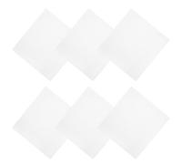 6 Pezzi Tappetino Essiccatore in Silicone Bianco Riutilizzabile | Asciugatura Uniforme, Buona Permeabilità All'aria, Superficie Antiaderente, Accessorio Cucina Pratico