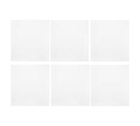 6 Pezzi Tappetino in Silicone Riutilizzabile, Bianco | Rete Uniforme, Rilascio Antiaderente, Protegge i Vassoi, per Carne Secca e Biscotti