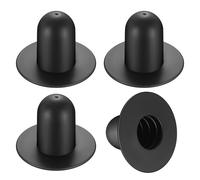 6 Pezzi Tappi per Filtro Piscina, Tappo Otturatore foro Pompa Piscina, Ricambi Pompa Piscina, Tappi in Gomma per Foro Vasca Skimmer per Pompa Intex Bestway (Nero)