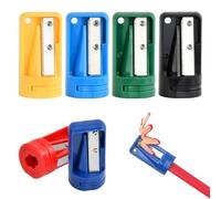 6 Pezzi Temperamatite, Affilatore Manuale Multicolore, Temperini per Matite, Temperino per Matite da Artigiano, Tinte per Falegnami Falegname, per Scuole Uffici e Casa