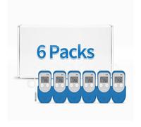 6 Pezzi ThermElc TE-03 ETH USB Registratori Di Temperatura e Umidità Con Sonda Esterna, Kit Di Mappatura, PDF/CSV Automatico, Calcolo MKT Per il Monitoraggio Delle Prestazioni Termiche Degli Edifici