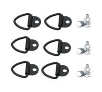 6 pezzi Tie Cargo Down Anchors in acciaio per campeggiatori camper ATV SUV