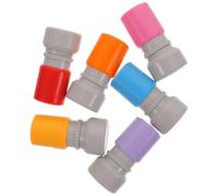 6 Pezzi Timbro per Insegnanti Plastica, Commenti in Inglese | Maestri e Tutor, Adatto a Studenti e Quaderni, per Premi e Correzioni Rapide Colore Casuale