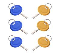 6 pezzi/trama di accesso per erba non ossidata e in polistirene, include cerchi di codice per tosaerba a turno di agosto Accesso per apprendista