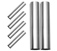 6 Pezzi Tubi per Cannoli in Acciaio Inossidabile, Cilindrici | Pasticceria e Cannoli, Facili da Pulire, Uso Semplice, Forma Cilindrica