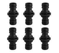 6 pezzi tubo da giardino frizione 1/2 pollici, doppio connettore tubo da giardino raccordo per connettore tubo flessibile Gardena 1/2 pollici prolunga frizione per tubo dell'acqua adattatore