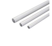 6 Pezzi Tubo rigido Ø 20 mm 2 metri grigio in PVC passacavi a parete per cavi elettrici