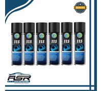 6 PEZZI TUNAP 115 PULITORE DETERGENTE FRENI UNIVERSALE MANUTENZIONE DISCO FRENO