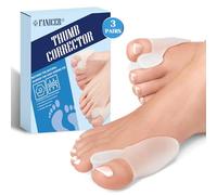 6 Pezzi Tutore Alluce Valgo Protezione Trasparente,Divaricatore Alluce Valgo In Silicone,Separa Dita,Alluce Valgo Correttore Separadita,Correttore in Gel al Silicone,Ridurre il dolore all'alluce