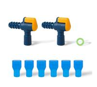 6 Pezzi Valvola di Ricambio per Camelbak, Boccaglio per Pacchetto di Idratazione con 2 Connettori per Tubo Angolato e O-ring Parti di Ricambio per Camelbak Zaino Serbatoio Dell'Acqua