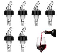 6 Pezzi Versatore Automatico Misurato,3 cl Beccuccio per Decanter, Versatori per Bottiglie Plastica, Beccucci da Bar Che Non Perdono Dosatore, Adatto ad per Bar,Bevande, Cocktail, Succo, Bevande Casa