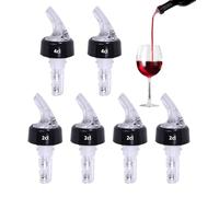 6 Pezzi Versatore Automatico Misurato 4cl/2cl Versatori per Bottiglie di Liquore, Dosatore di Bevande,Cocktail Beccuccio,Misurare Versatore di Liquori, per Vino Liquori Cocktail Bevande Casa Bar Feste