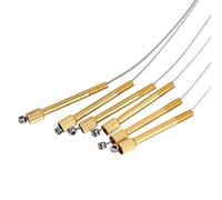 6 Pezzi Vite Blocca Corde Gaq66, Ricambio Tremolo Oro | Set da Sei Pezzi, Acciaio, per Ponte e Sella, Adatto a Strumenti Elettrici Doppio Tremolo