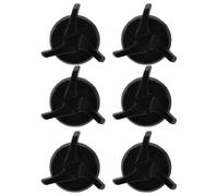 6 Pezzi Viti 6mm Plastica Nera per Riparazione | Ricambio Rapido per Offroad e Strada, Filettatura 6mm, Adatte a Caschi Dual-sport e Laboratori