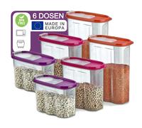 6 Pezzo Porta Vivande Scatola Sigillata di Massa Set senza Bpa