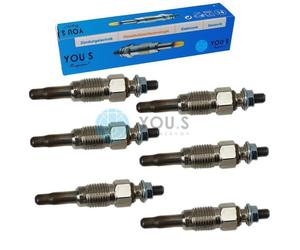 6 Pezzo You.S Candelette per Volvo 940 Familiare 2.4 D / Td 940 / II Combo 2.4