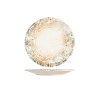 H&H Eris Set 6 Piatti Piani In Porcellana, 27Cm