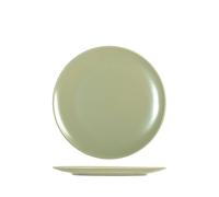 6 Piatti Frutta In Stoneware Denver Green 20 Cm Verde H&H