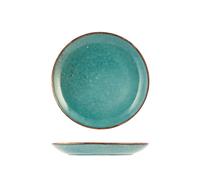 6 Piatti Frutta Reactive Azzurro 20 Cm H&H
