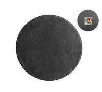 6 Piatti In Ardesia Tondo Cm30x0,5 5029 H&H