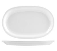 6 Piatti In Porcellana Bianco Ovale Ala Cm28 6018 Royal Norfolk