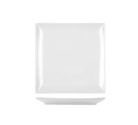 6 Piatti In Stoneware Osaka Bianco Pane 16x16 H&H