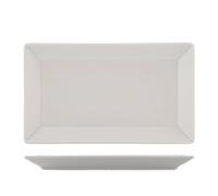 6 Piatti In Stoneware Osaka Tortora Rettangolare 25x15 Marrone H&H