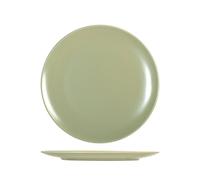 6 Piatti Piani In Stoneware Denver Green 26 Cm Verde H&H