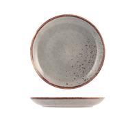 6 Piatti Piani Reactive Grigio 27 Cm H&H