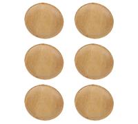 6 piatti piccoli da dessert, piatti da immersione in bambù, piccoli piatti in