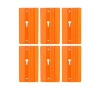 6-Piece Drywall Fitting Tools Rounded Edge Support Blocks | wear resistant PP material, reusable for repeat jobs, keeps even gaps between boards, suits ceiling and sloped walls