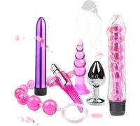 6-Piece Multifunctional Soft Silicone Massage Set.