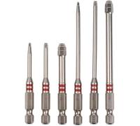6-Piece Screwdriver Bit Set, Featuring Magnetic Hexagonal Shanks and a Unique Pagoda-Shaped Internal Hex Design, Universal 1.5-6mm Multiple Sizes for Electric Drills and Wrenches