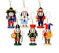 6 Pieces Holiday Nutcracker Soldier - Christmas Nutcracker Ornaments