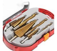 6 Pieces/Set of Step Drills and Drill Milling Cutters Metal/Wood Countersink, Metal Taper Drill 32MM