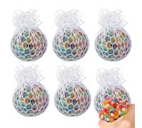 6 Pieces Stress Relief Toy Balls, Decompression Toys, Stress Balls for Children and Adults, Birthday Gifts for Children, Fine Gifts,Anxiety Relief and Autism Children and Adults