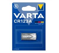 VARTA CR 123A - Batteria al litio, CR123A, 1430 mAh, confezione da 1